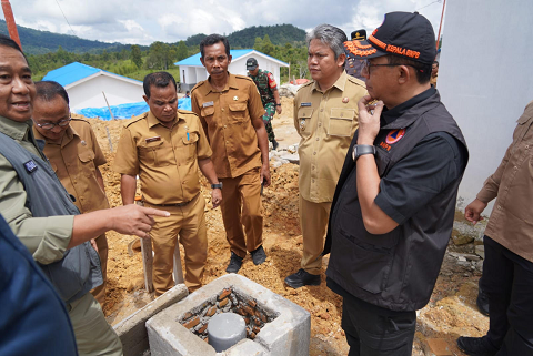 Pemkab Taput Pastikan Masyarakat akan Segera Dapat Menempati Huntap
